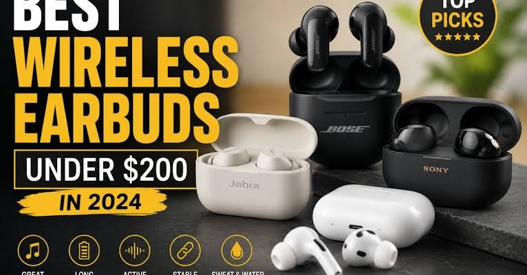 best wireless earbuds under 200 dollars 2024