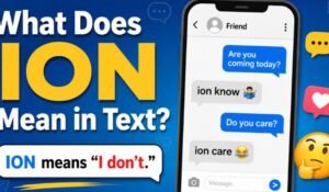 ion meaning in text
