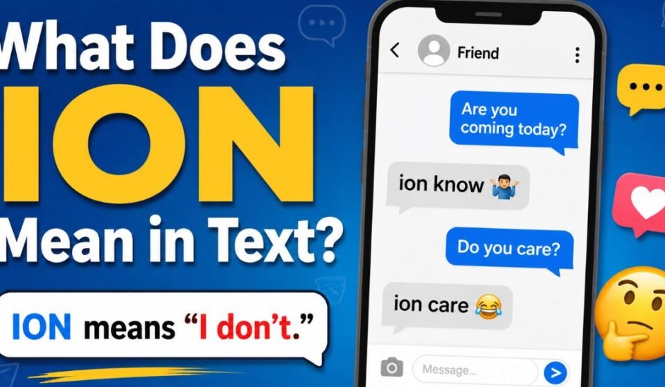 ion meaning in text