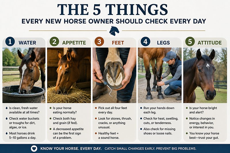 horse care essentials for new owners