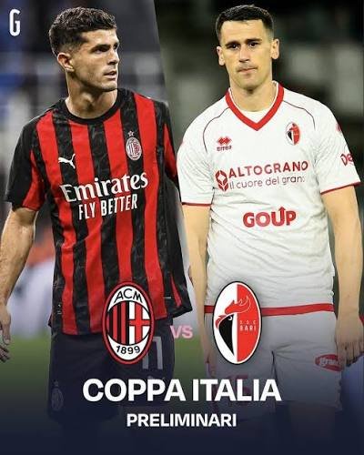 ac milan vs ssc bari timeline