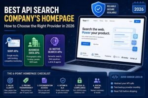 best api search company's homepage